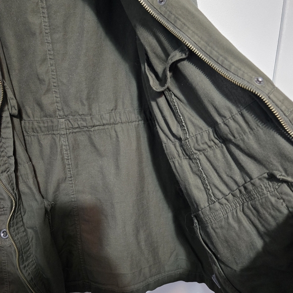Torrid Olive and Gray Utility Jacket - Picture 6 of 7